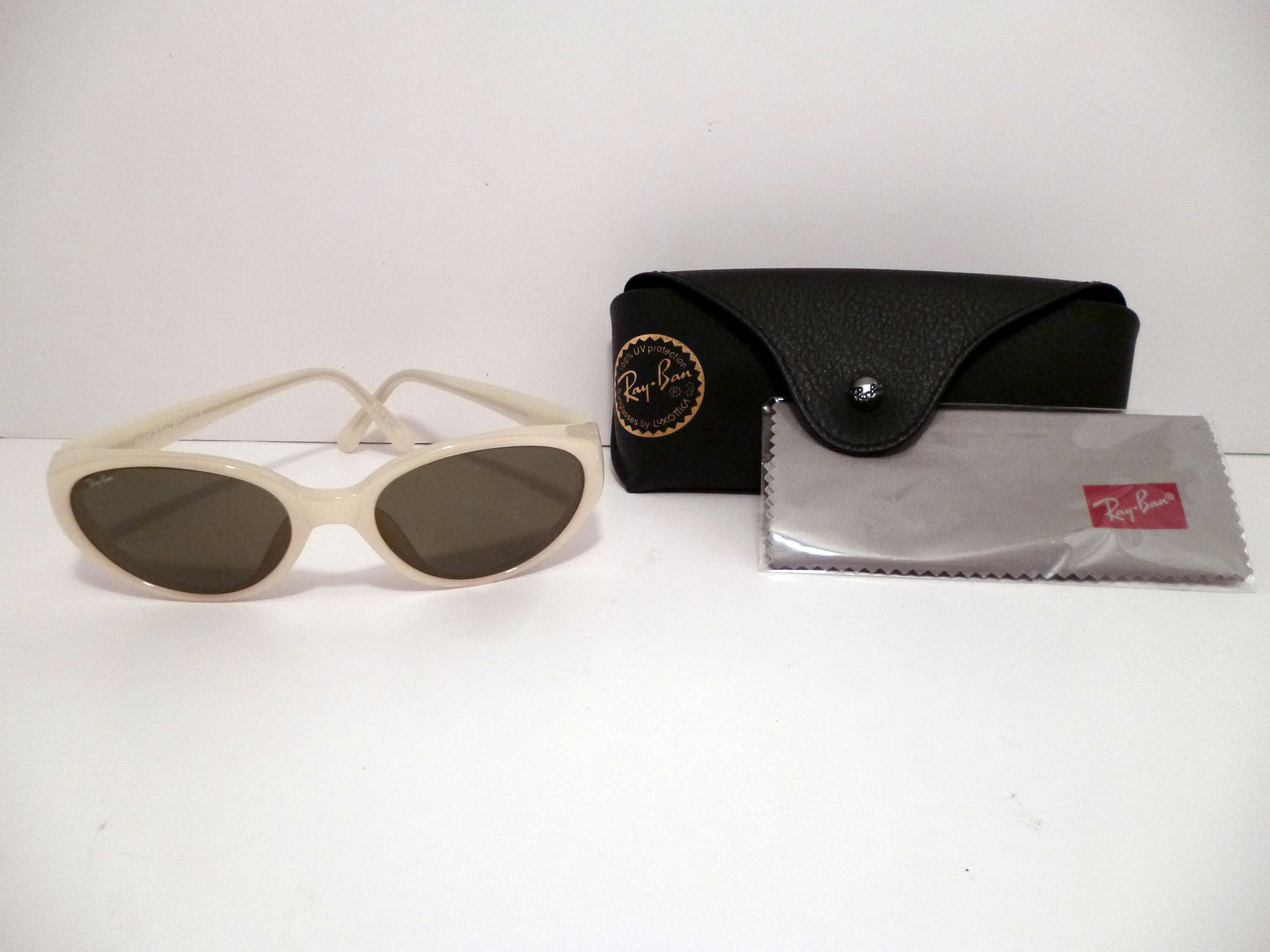 (image for) Ray-Ban B&L White Ice Frost Rituals W2791 NWBM G-15 Lens NOS HQ Sunglasses 3333
